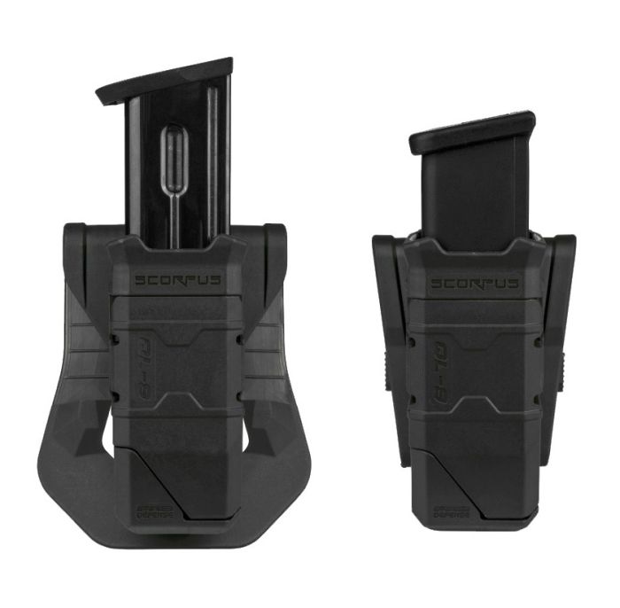 Паучер FAB Defense QL-9 для магазинів Glock з прискорювачем заряджання Black