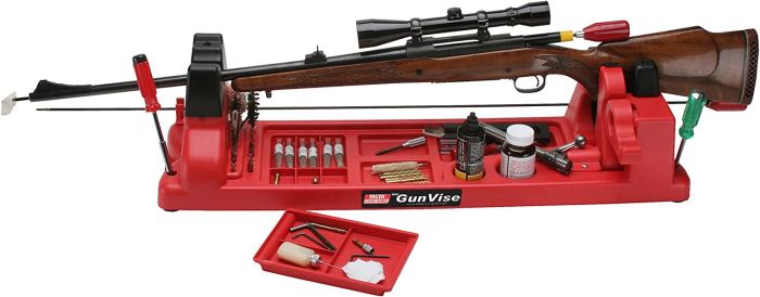 Підставка MTM Gun Vise для чищення зброї (з органайзером)