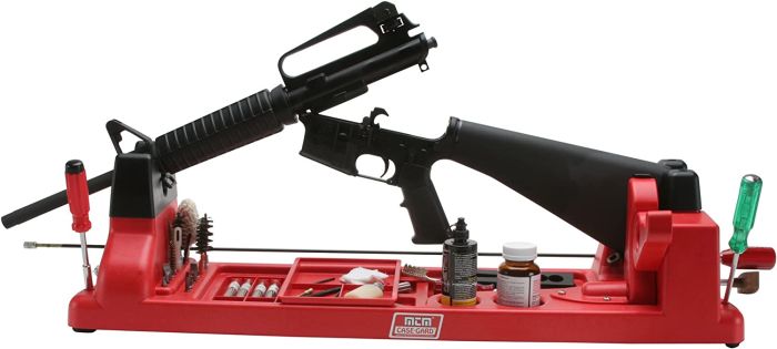 Підставка MTM Gun Vise для чищення зброї (з органайзером)