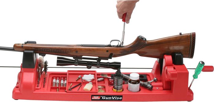 Підставка MTM Gun Vise для чищення зброї (з органайзером)