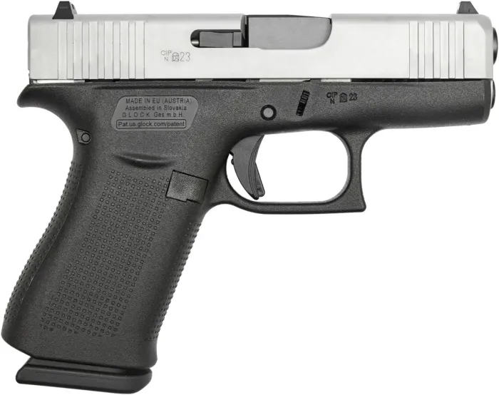 Пістолет спортивний Glock 43X Silver Slide 9 мм EU