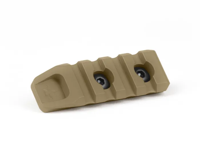 Планка КРУК CRC 9004 Picatinny на 4 слоти із кріпленням M-LOK Coyote Tan