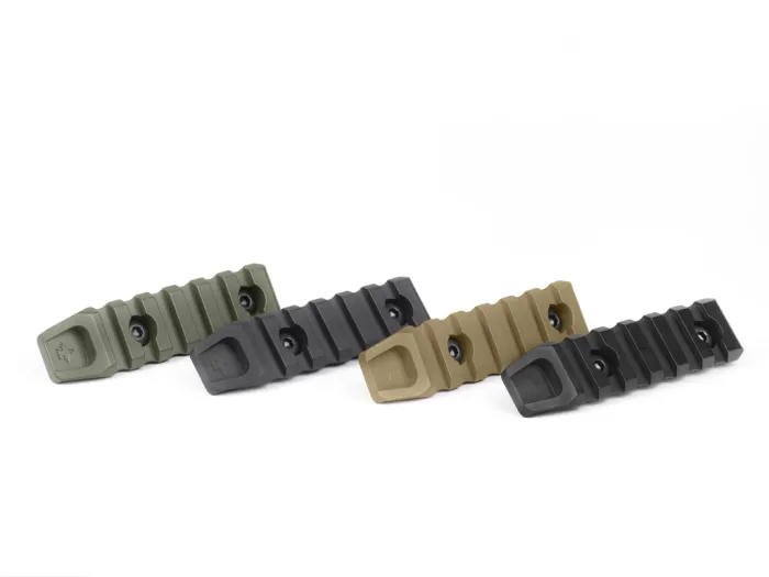 Планка КРУК CRC 9005 Picatinny на 6 слотів із кріпленням M-LOK OD Green
