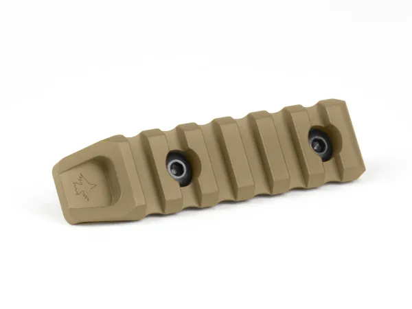Планка КРУК CRC 9005 Picatinny на 6 слотів із кріпленням M-LOK Coyote Tan