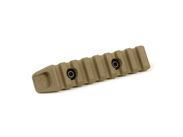 Планка КРУК CRC 9006 Picatinny на 8 слотів із кріпленням M-LOK Coyote Tan