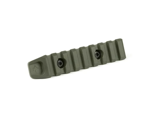 Планка КРУК CRC 9006 Picatinny на 8 слотів із кріпленням M-LOK OD Green