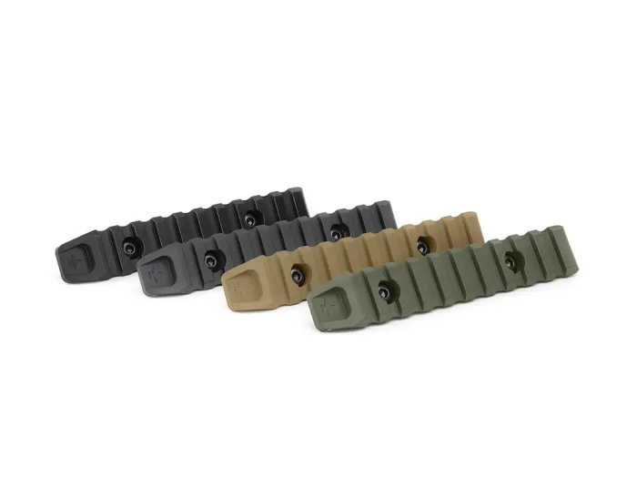 Планка КРУК CRC 9007 Picatinny на 10 слотів із кріпленням M-LOK Black
