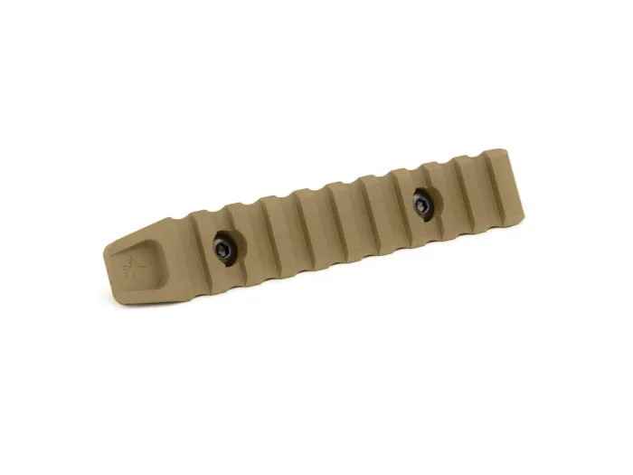 Планка КРУК CRC 9007 Picatinny на 10 слотів із кріпленням M-LOK Coyote Tan
