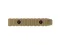 Планка КРУК CRC 9007 Picatinny на 10 слотів із кріпленням M-LOK Coyote Tan