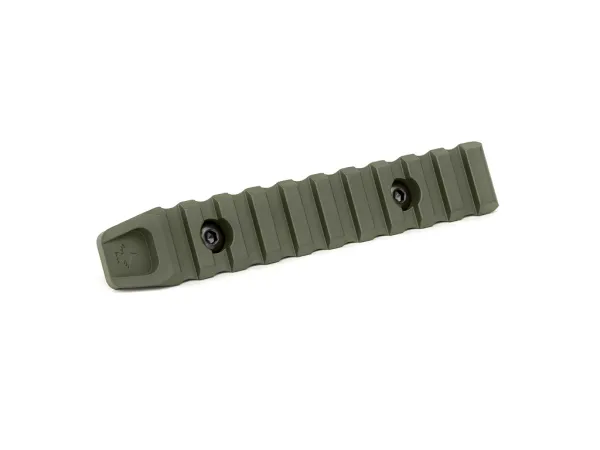 Планка КРУК CRC 9007 Picatinny на 10 слотів із кріпленням M-LOK OD Green