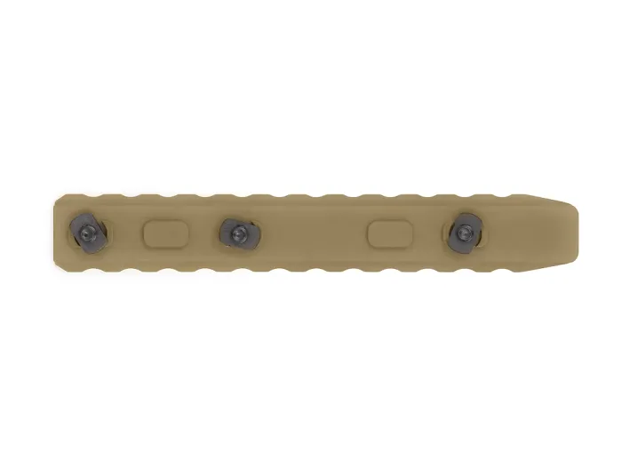 Планка КРУК CRC 9008 Picatinny на 12 слотів із кріпленням M-LOK Coyote Tan