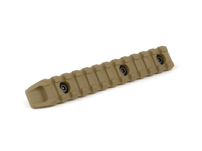 Планка КРУК CRC 9008 Picatinny на 12 слотів із кріпленням M-LOK Coyote Tan