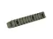Планка КРУК CRC 9008 Picatinny на 12 слотів із кріпленням M-LOK OD Green