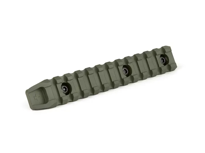 Планка КРУК CRC 9008 Picatinny на 12 слотів із кріпленням M-LOK OD Green