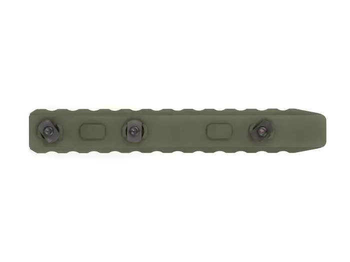 Планка КРУК CRC 9008 Picatinny на 12 слотів із кріпленням M-LOK OD Green