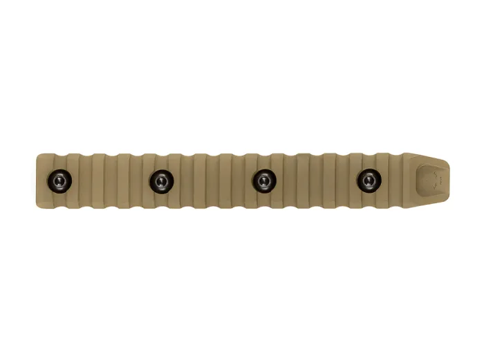 Планка КРУК CRC 9009 Picatinny на 14 слотів із кріпленням M-LOK Coyote Tan