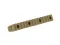 Планка КРУК CRC 9009 Picatinny на 14 слотів із кріпленням M-LOK Coyote Tan