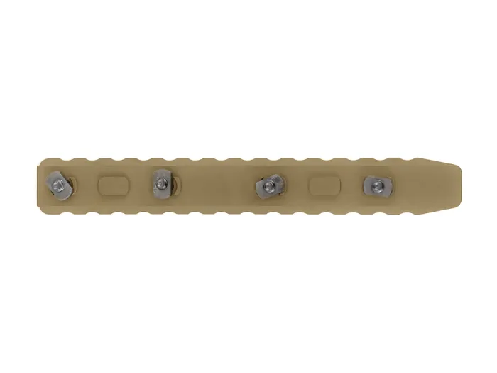 Планка КРУК CRC 9009 Picatinny на 14 слотів із кріпленням M-LOK Coyote Tan