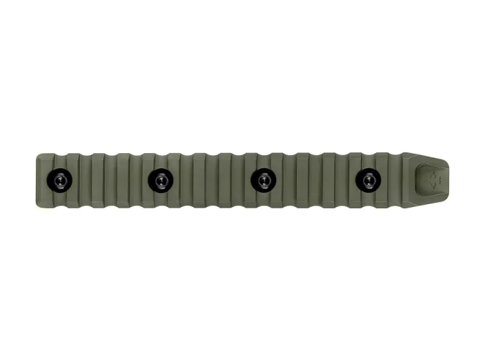 Планка КРУК CRC 9009 Picatinny на 14 слотів із кріпленням M-LOK OD Green