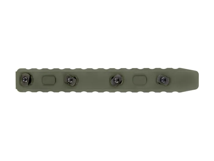 Планка КРУК CRC 9009 Picatinny на 14 слотів із кріпленням M-LOK OD Green