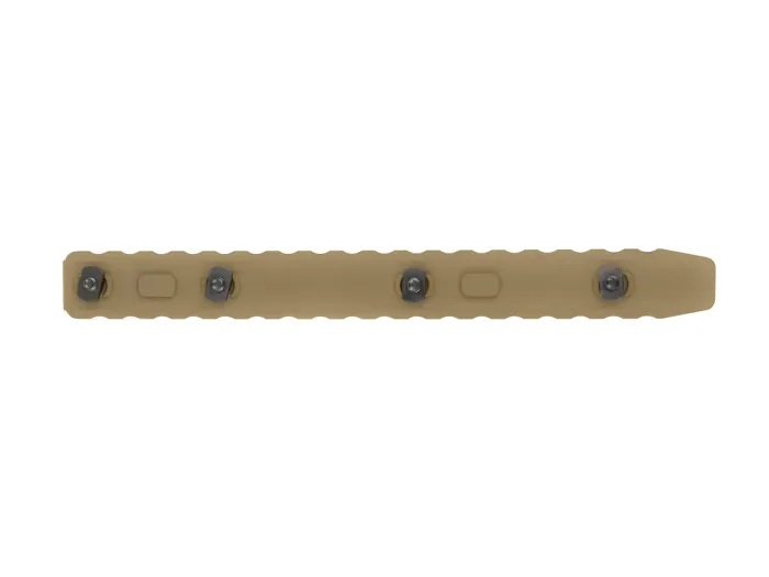 Планка КРУК CRC 9011 Picatinny на 18 слотів із кріпленням M-LOK Coyote Tan