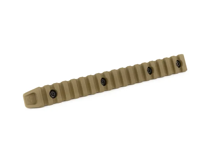 Планка КРУК CRC 9011 Picatinny на 18 слотів із кріпленням M-LOK Coyote Tan
