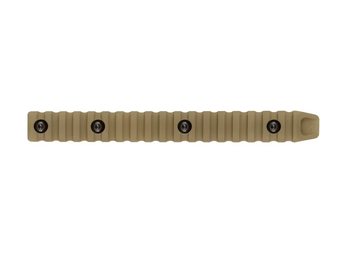 Планка КРУК CRC 9011 Picatinny на 18 слотів із кріпленням M-LOK Coyote Tan