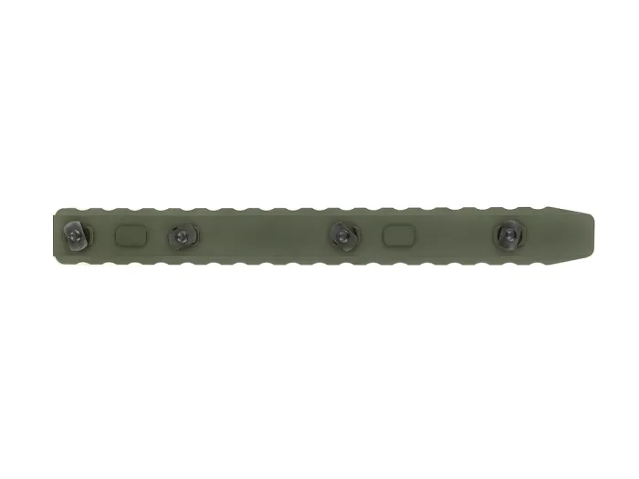 Планка КРУК CRC 9011 Picatinny на 18 слотів із кріпленням M-LOK OD Green