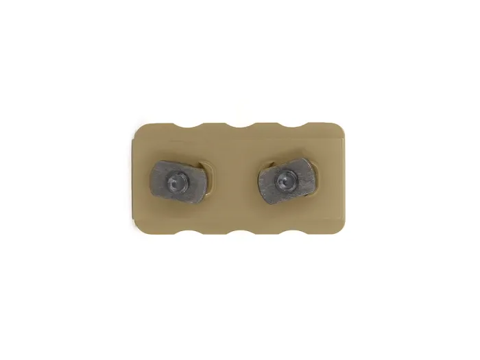 Планка КРУК CRC 9012 Picatinny на 3 слоти із кріпленням M-LOK Coyote Tan