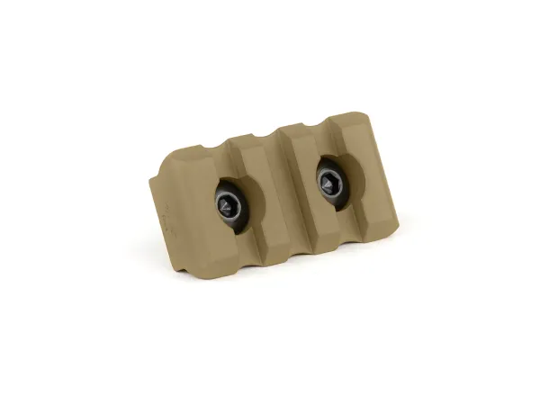 Планка КРУК CRC 9012 Picatinny на 3 слоти із кріпленням M-LOK Coyote Tan