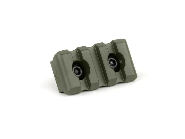 Планка КРУК CRC 9012 Picatinny на 3 слоти із кріпленням M-LOK OD Green