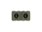 Планка КРУК CRC 9012 Picatinny на 3 слоти із кріпленням M-LOK OD Green