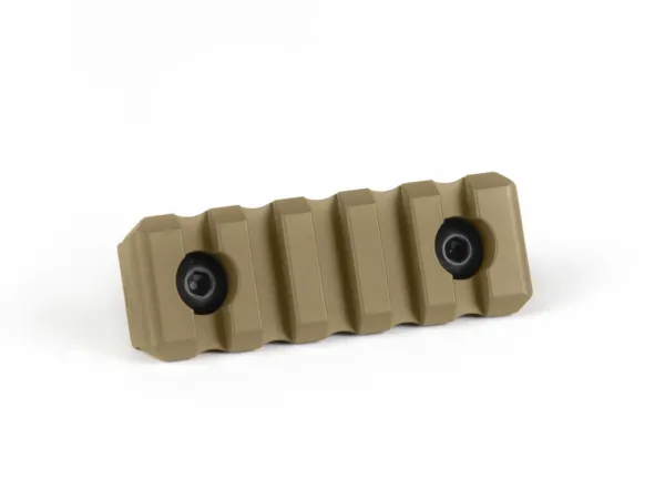 Планка КРУК CRC 9013 Picatinny на 5 слотів із кріпленням M-LOK Coyote Tan