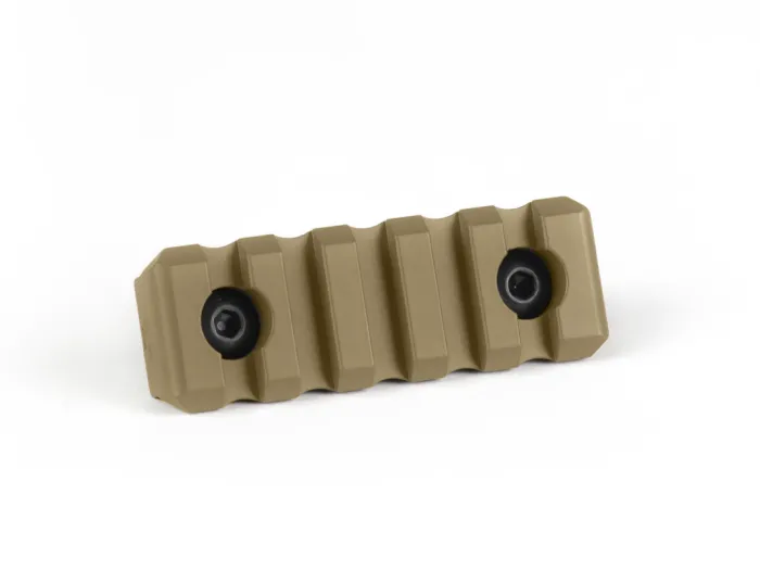 Планка КРУК CRC 9013 Picatinny на 5 слотів із кріпленням M-LOK Coyote Tan