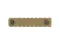 Планка КРУК CRC 9015 Picatinny на 9 слотів із кріпленням M-LOK Coyote Tan