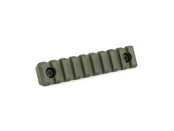 Планка КРУК CRC 9015 Picatinny на 9 слотів із кріпленням M-LOK OD Green