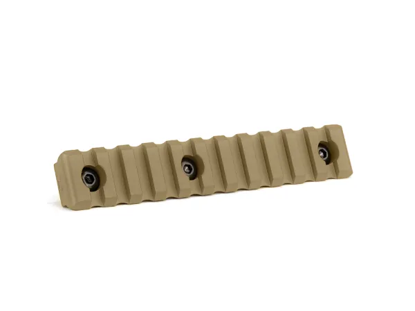 Планка КРУК CRC 9016 Picatinny на 11 слотів із кріпленням M-LOK Coyote Tan