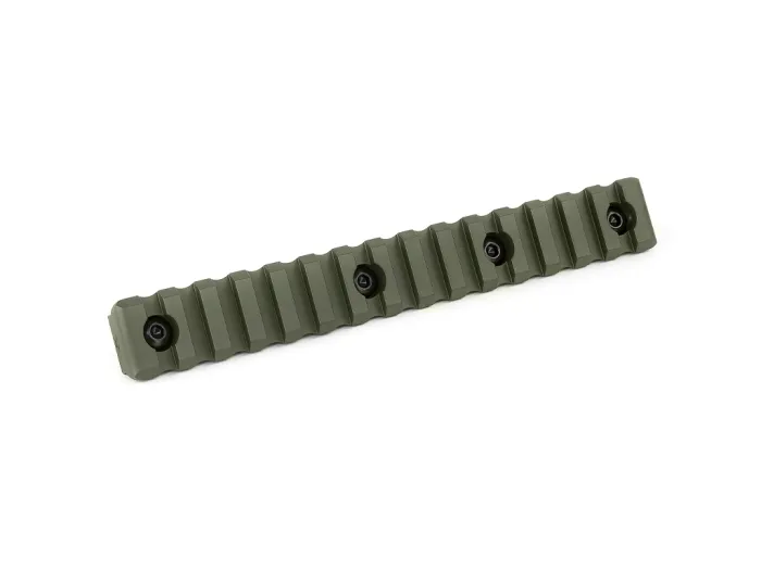 Планка КРУК CRC 9018 Picatinny на 15 слотів із кріпленням M-LOK OD Green