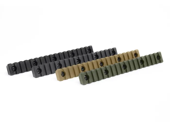 Планка КРУК CRC 9019 Picatinny на 17 слотів із кріпленням M-LOK Black