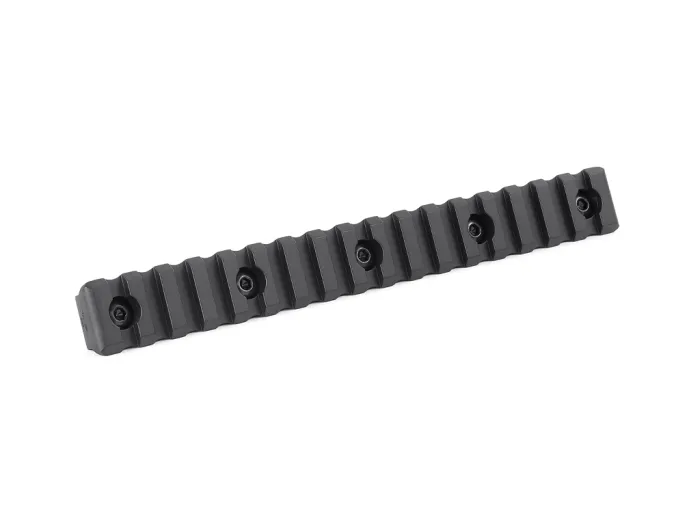 Планка КРУК CRC 9019 Picatinny на 17 слотів із кріпленням M-LOK Black