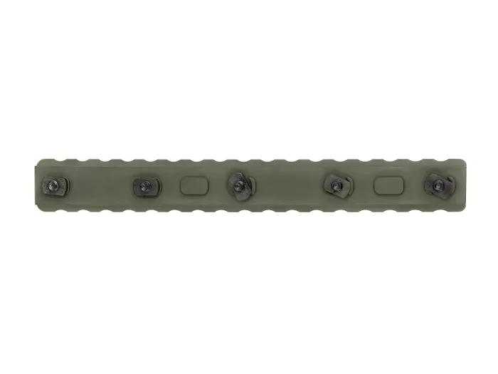 Планка КРУК CRC 9019 Picatinny на 17 слотів із кріпленням M-LOK OD Green