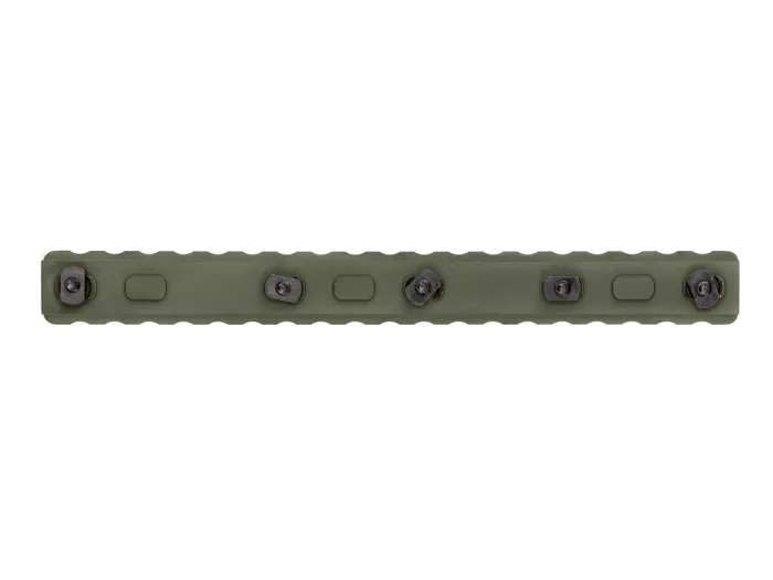 Планка КРУК CRC 9020 Picatinny на 19 слотів із кріпленням M-LOK OD Green