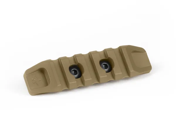 Планка КРУК CRC 9021 Picatinny на 5 слотів із кріпленням M-LOK Coyote Tan