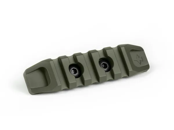 Планка КРУК CRC 9021 Picatinny на 5 слотів із кріпленням M-LOK OD Green