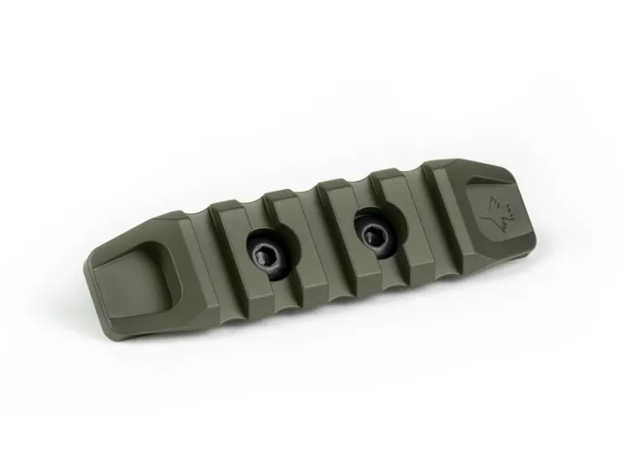 Планка КРУК CRC 9021 Picatinny на 5 слотів із кріпленням M-LOK OD Green