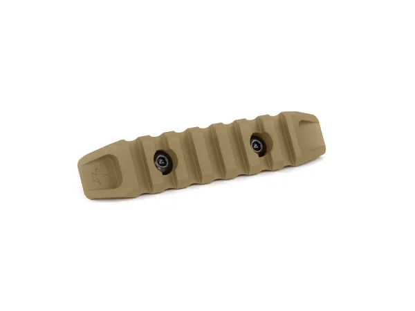 Планка КРУК CRC 9022 Picatinny на 7 слотів із кріпленням M-LOK Coyote Tan