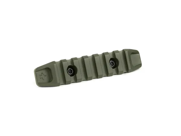 Планка КРУК CRC 9022 Picatinny на 7 слотів із кріпленням M-LOK OD Green