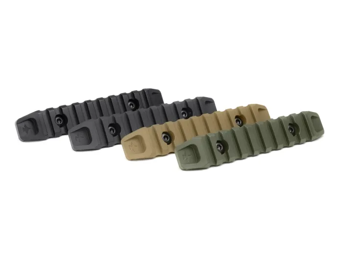 Планка КРУК CRC 9023 Picatinny на 9 слотів із кріпленням M-LOK Coyote Tan