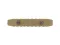 Планка КРУК CRC 9023 Picatinny на 9 слотів із кріпленням M-LOK Coyote Tan