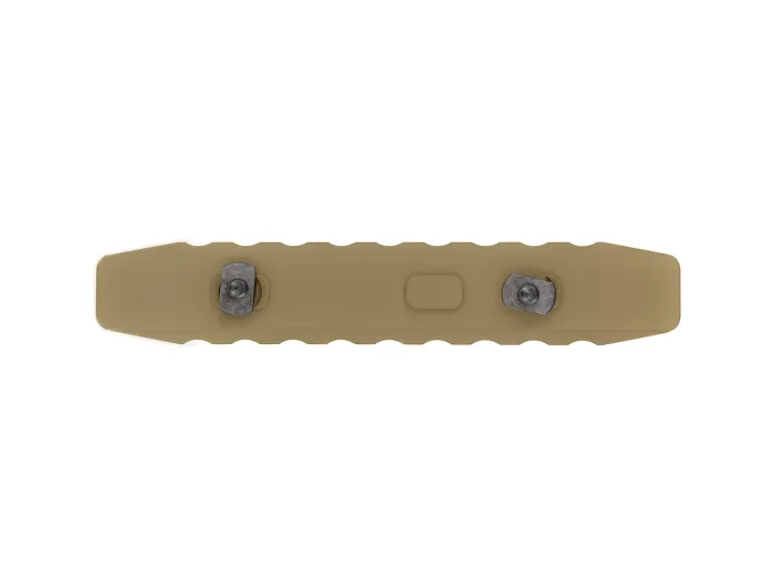 Планка КРУК CRC 9023 Picatinny на 9 слотів із кріпленням M-LOK Coyote Tan